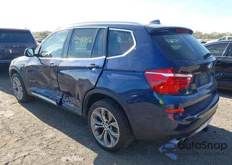 2017 BMW X3 xDrive28I from USA, damaged, VIN 5UXWX9C30H0W72215